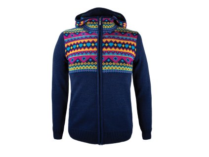 KAMAkadze K5100 dámsky merino sveter, modrý