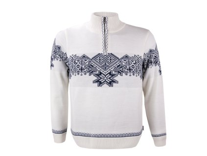 KAMA 4090 merino sveter, prírodná biela