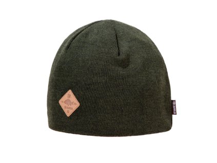 KAMA LA01 Pletená merino čiapka, zelená