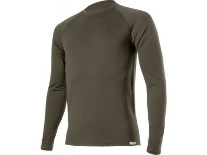 LASTING pánska merino mikina WITY green