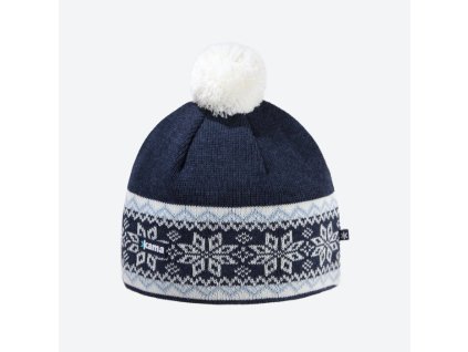 KAMA A116 pletená merino čiapka, modrá