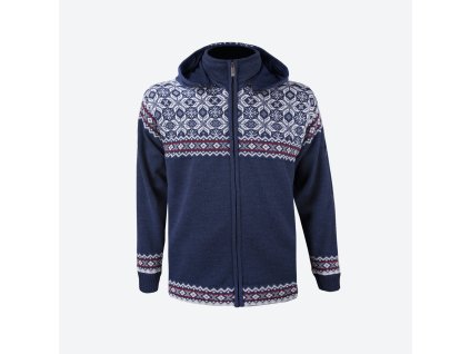 KAMA 3095 merino sveter s membránou GORE WINDSTOPPER®, farba modrá