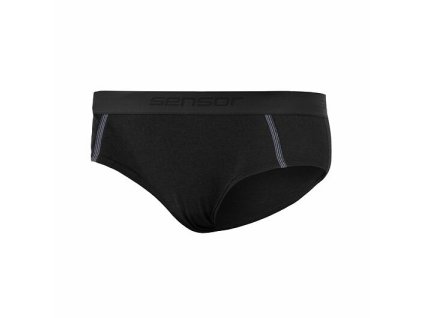 SENSOR MERINO ACTIVE dámske nohavičky čierne