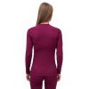 SENSOR MERINO DF dámske tričko s dlhým rukávom, lila
