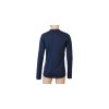 SENSOR MERINO DF LOGO juniorské tričko s dlhým rukávom, deep blue