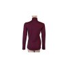 SENSOR MERINO UPPER dámska mikina na krátký zips, port red