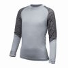 SENSOR MERINO IMPRESS SET detské tričko s dlhým rukávom+spodky, šedá/maori