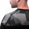 SENSOR MERINO IMPRESS pánske tričko s krátkym rukávom, čierna/camo