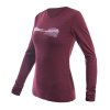 SENSOR MERINO AIR PT HILLS dámske tričko s dlhým rukávom, port red
