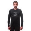 SENSOR MERINO ACTIVE PT VAN LIFE pánske tričko s dlhým rukávom, čierna