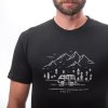 SENSOR MERINO ACTIVE PT VAN LIFE pánske tričko, čierna