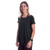 SENSOR MERINO AIR traveller dámske tričko s krátkym rukávom, čierna