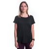 SENSOR MERINO AIR traveller dámske tričko s krátkym rukávom, čierna