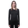 SENSOR MERINO AIR dámske tričko s dlhým rukávom, čierna