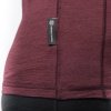 SENSOR MERINO AIR dámske tričko s dlhým rukávom port red