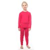 SENSOR MERINO AIR SET detské tričko s dlhým rukávom+šortky, magenta