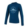 SENSOR MERINO DF TERRITORY detské tričko s dlhým rukávom, deep blue