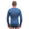 SENSOR MERINO AIR pánske tričko s dlhým rukávom riviera blue