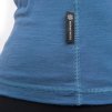 SENSOR MERINO AIR dámske tričko s krátkym rukávom, riviera blue