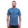 SENSOR MERINO AIR EARTH pánske tričko s krátkým rukávom, riviera blue