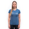 SENSOR MERINO AIR HILLS dámske tričko s krátkým rukávom, riviera blue