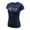 SENSOR MERINO ACTIVE SONGBIRDS dámske tričko deep blue