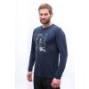 SENSOR MERINO ACTIVE OUTSIDE pánske tričko s dlhým rukávom, deep blue