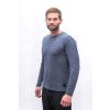 SENSOR MERINO LITE pánske tričko s dlhým rukávom, mottled blue