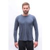 SENSOR MERINO LITE pánske tričko s dlhým rukávom, mottled blue