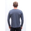 SENSOR MERINO LITE pánske tričko s dlhým rukávom, mottled blue