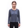 SENSOR MERINO LITE dámske tričko s dlhým rukávom, mottled blue