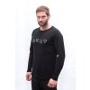 SENSOR MERINO BLEND ELEMENTS pánske tričko s dlhým rukávom čierna