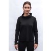 SENSOR MERINO BLEND dámske tričko s dlhým rukávom rolák, čierna