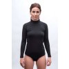 SENSOR MERINO AIR dámske body s dlhým rukávom, čierna