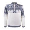 KAMA 4091 merino sveter, biela