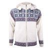KAMA 3095 merino sveter s membránou GORE WINDSTOPPER®, biela