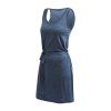 SENSOR MERINO LITE šaty bez rukávov, mottled blue (Veľkosť XL)