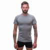 SENSOR MERINO ACTIVE pánske tričko s krátkym rukávom, svetlo-šedá