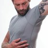 SENSOR MERINO ACTIVE pánske tričko s krátkym rukávom, svetlo-šedá
