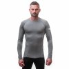 SENSOR MERINO ACTIVE pánske tričko s dlhým rukávom, svetlo-šedá