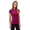 SENSOR MERINO ACTIVE dámska tričko s rukávom okolo krku, lila
