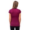 SENSOR MERINO ACTIVE dámska tričko s rukávom okolo krku, lila