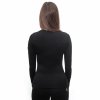 SENSOR MERINO ACTIVE dámske tričko s dlhým rukávom čierna