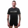 SENSOR MERINO ACTIVE PT MOUNTAINS pánske tričko s krátkym rukávom, čierne (Veľkosť 3XL)
