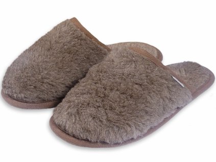 merino pantofle bezove