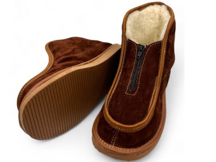 unisex hnede semisove barefoot duchodky 5