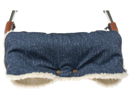 rukavnik na kocarek merino jeans