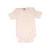detske merino body s kratkym rukavem bile
