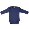 detske merino body s hedvabim dlouhy rukav navy