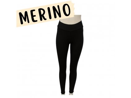 merino vlna legíny dámské dlouhé